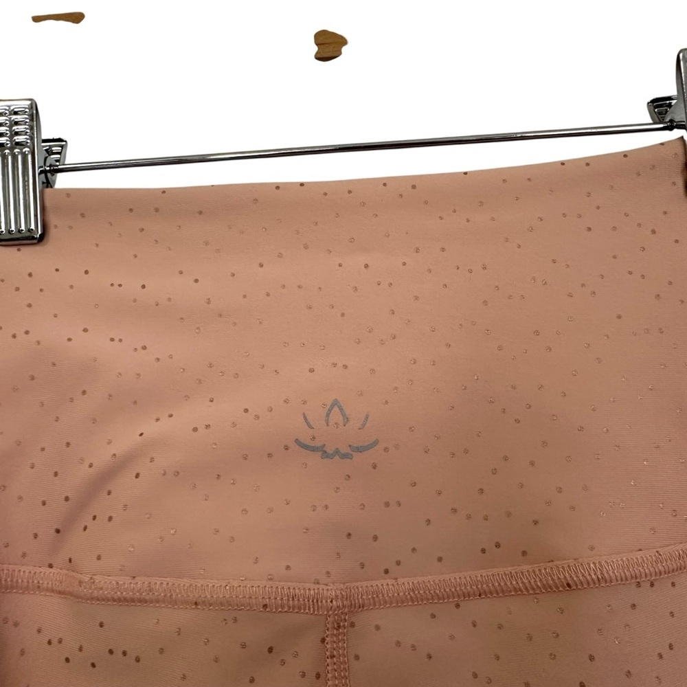 Beyond Yoga Womens Drip Dot High Waisted Leggings Sz XS Coral Gold Atheisure - Picture 7 of 9
